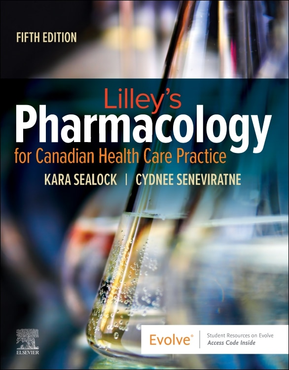 Front cover_Lilley's Pharmacology for Canadian Health Care Practice