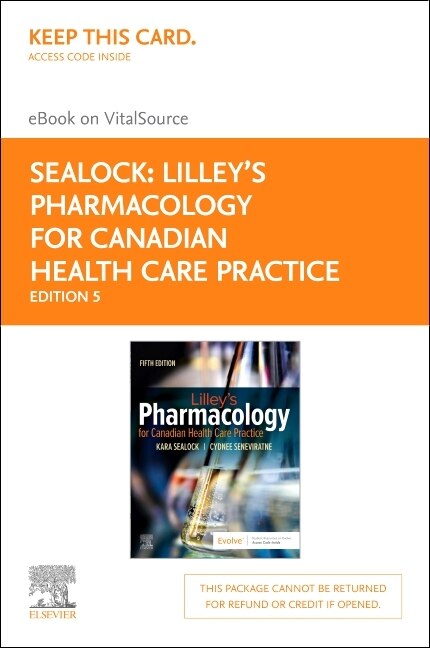 Couverture_Lilley's Pharmacology for Canadian Health Care Practice - Elsevier eBook on VitalSource (Retail Access Card)