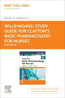 Front cover_Study Guide for Clayton's Basic Pharmacology for Nurses - Elsevier eBook on VitalSource (Retail Access Card