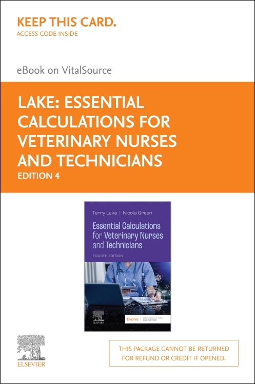 Front cover_Essential Calculations For Veterinary Nurses And Technicians - Elsevier Ebook On Vitalsource (retail Access Card)