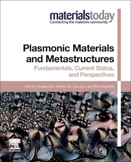 Front cover_Plasmonic Materials And Metastructures