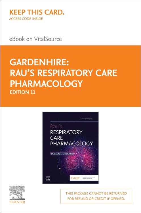 Front cover_Rau's Respiratory Care Pharmacology Elsevier eBook on VitalSource (Retail Access Card)
