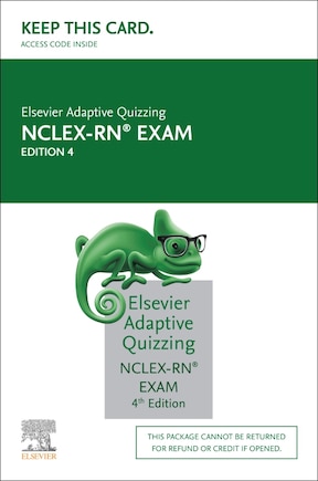 Elsevier Adaptive Quizzing For The Nclex-rn Exam (36-month) (access Card)