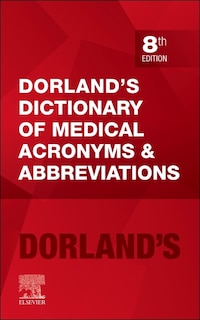 Couverture_Dorland's Dictionary Of Medical Acronyms And Abbreviations