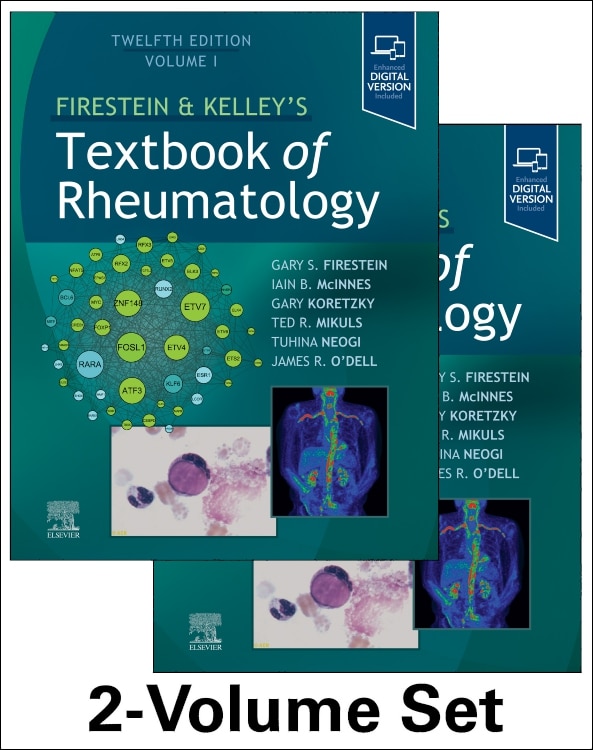 Front cover_Firestein and Kelley's Textbook of Rheumatology, 2-Volume Set