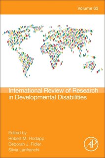 Front cover_International Review Research in Developmental Disabilities