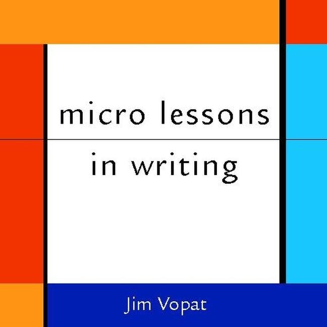 Front cover_Micro Lessons in Writing