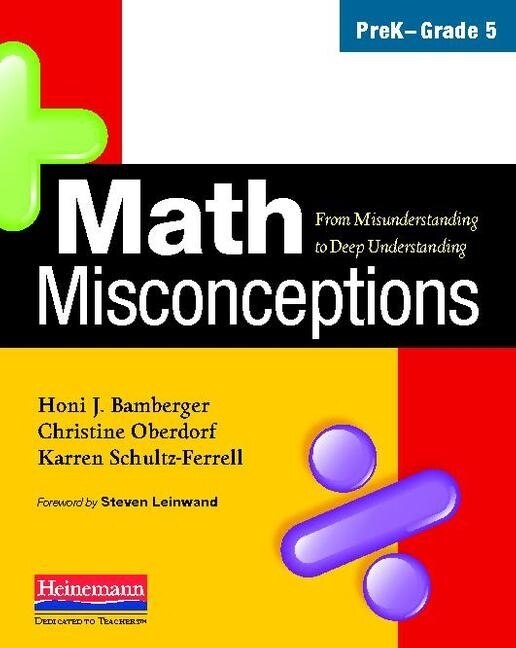 Front cover_Math Misconceptions, Prek-Grade 5