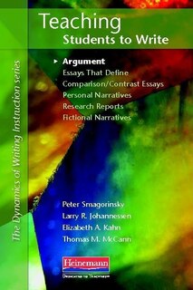 Front cover_Teaching Students To Write Argument