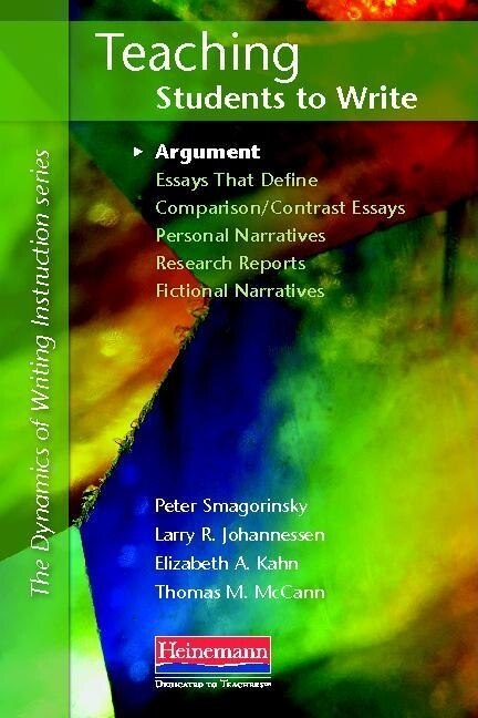 Front cover_Teaching Students To Write Argument