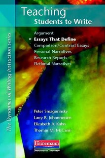 Front cover_Teaching Students to Write Essays That Define