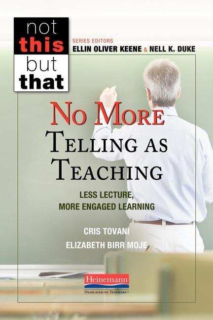 Front cover_No More Telling as Teaching