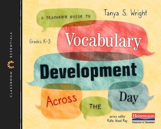 Couverture_A Teacher's Guide to Vocabulary Development Across the Day