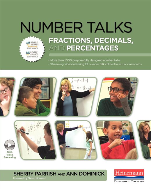 Front cover_Number Talks: Fractions, Decimals, and Percentages