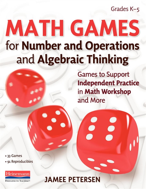 Front cover_Math Games for Number and Operations and Algebraic Thinking