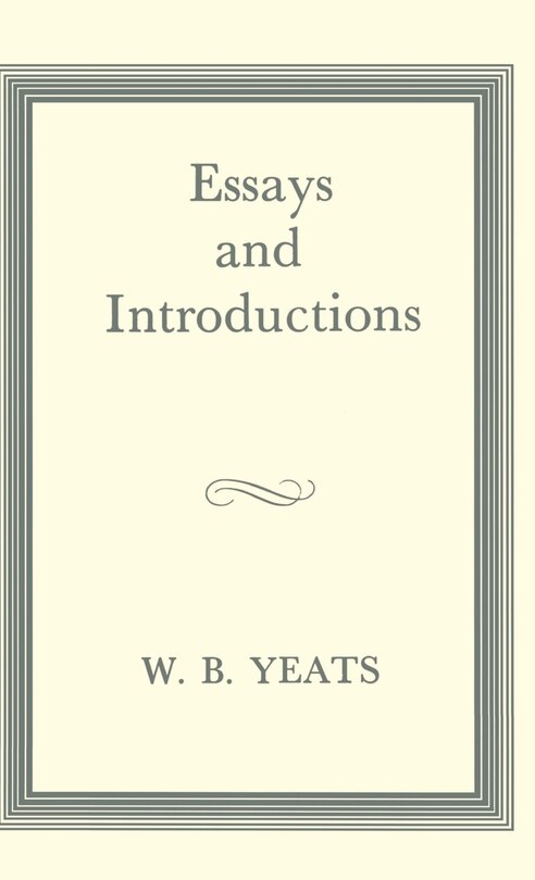 Couverture_Essays And Introductions