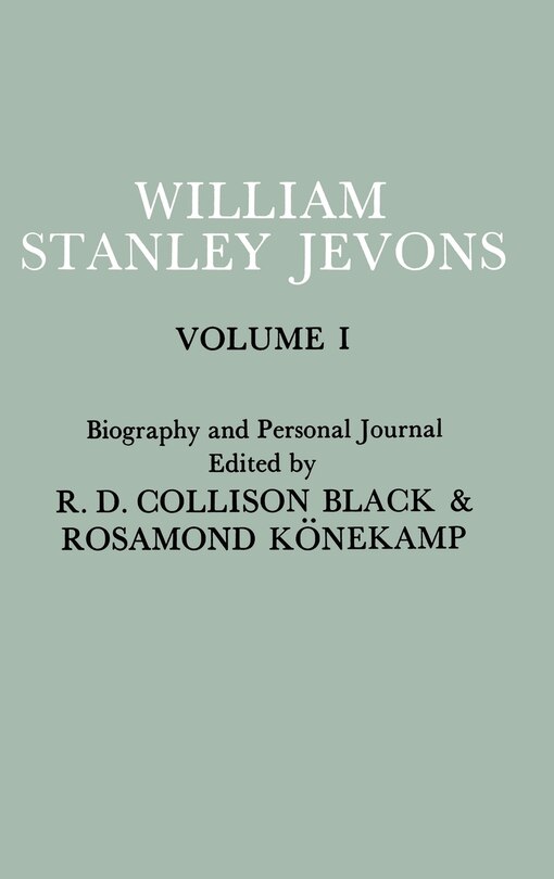 Couverture_Papers And Correspondence Of William Stanley Jevons