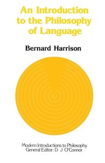 Front cover_An Introduction To The Philosophy Of Language