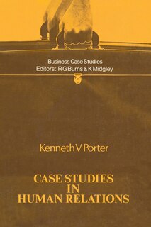 Front cover_Case Studies In Human Relations