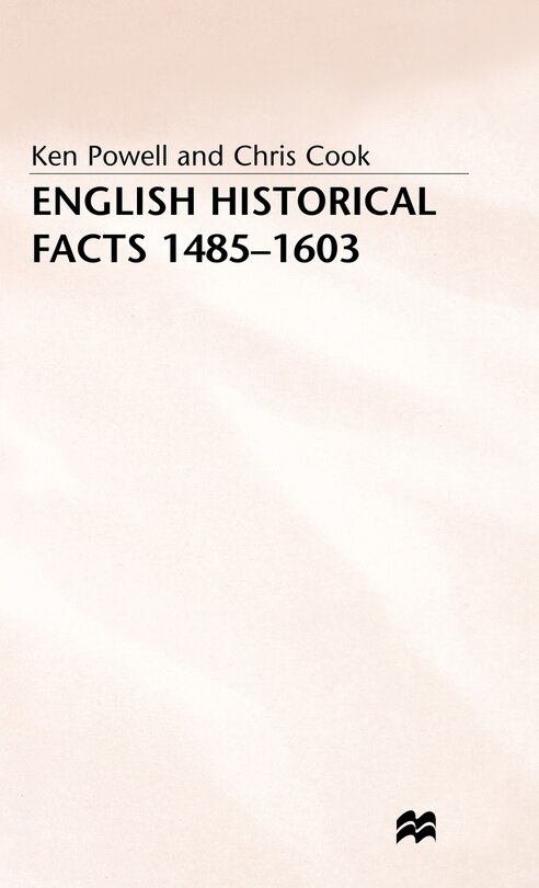 Front cover_English Historical Facts 1485-1603