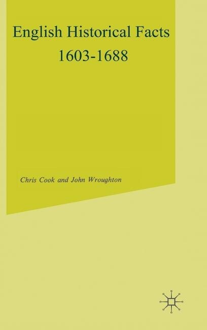 Couverture_English Historical Facts, 1603-1688