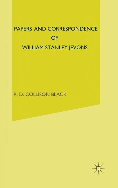 Couverture_Papers and Correspondence of William Stanley Jevons