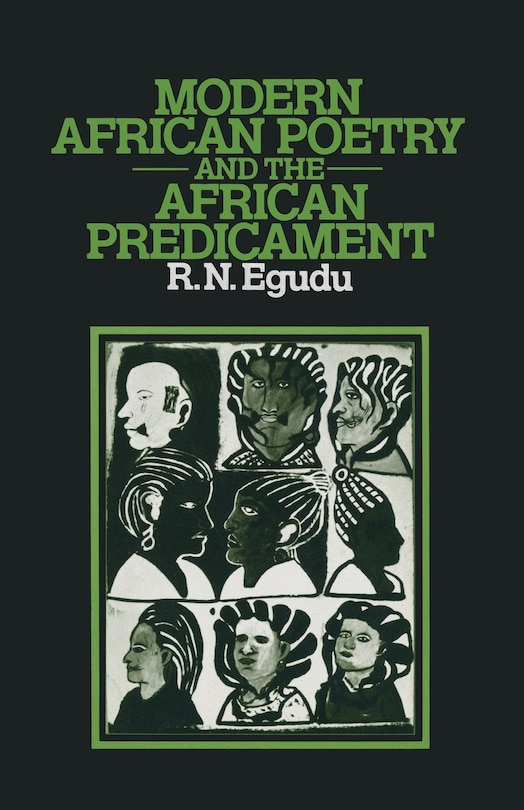 Front cover_Modern African Poetry And The African Predicament