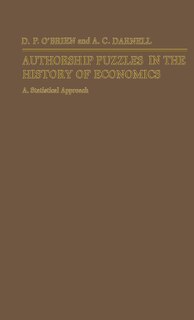 Front cover_Authorship Puzzles in the History of Economics