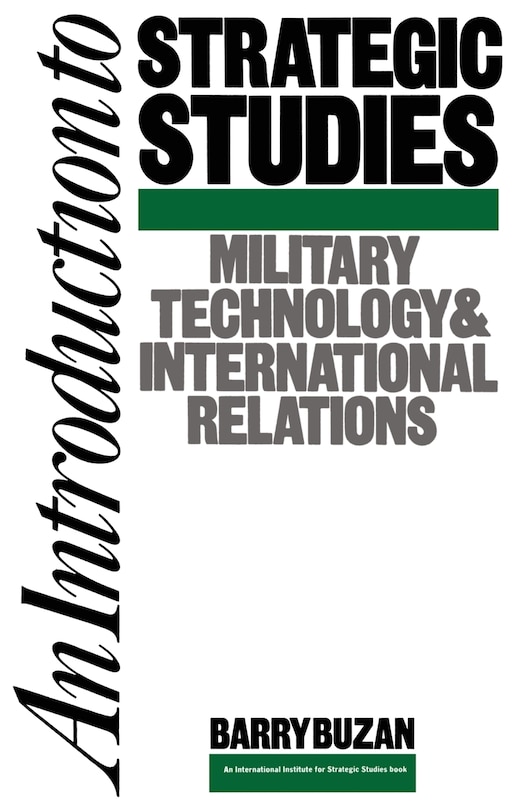 Front cover_An Introduction To Strategic Studies