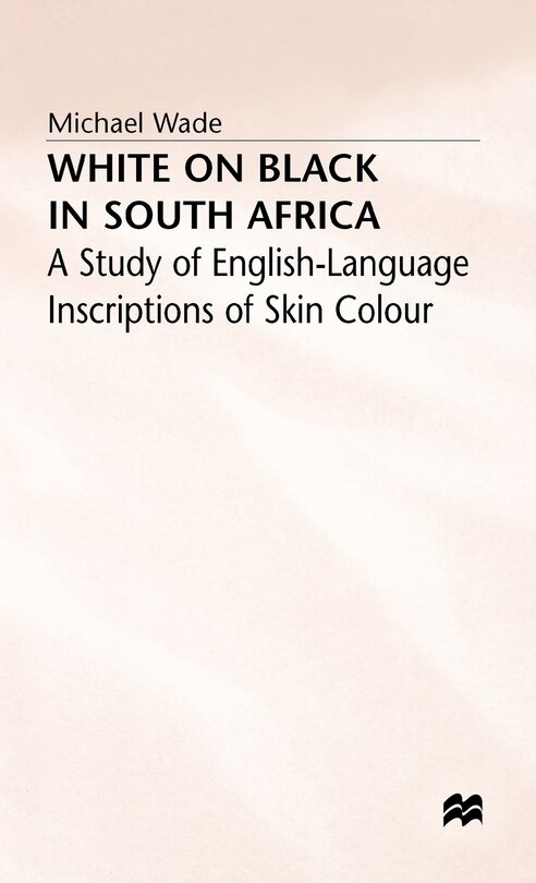 Front cover_White On Black In South Africa