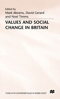 Couverture_Values And Social Change In Britain
