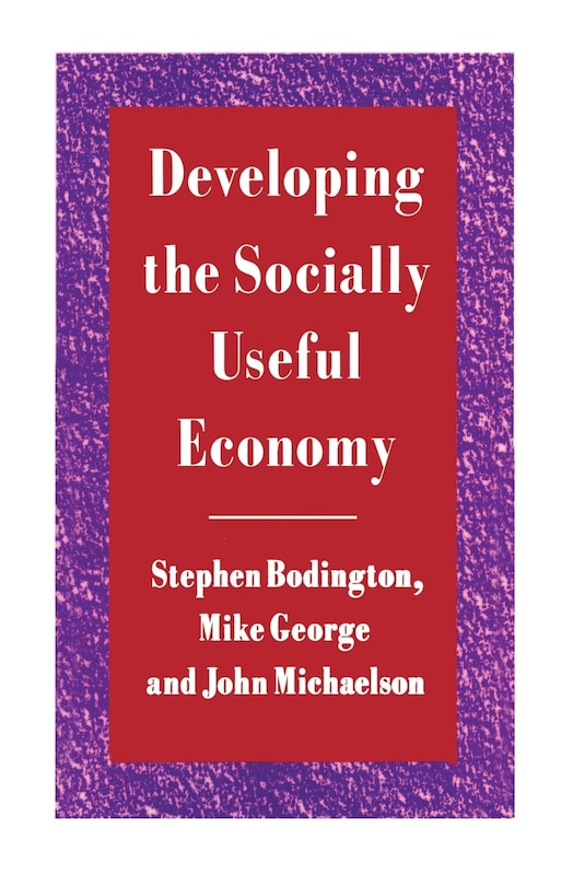 Couverture_Developing The Socially Useful Economy