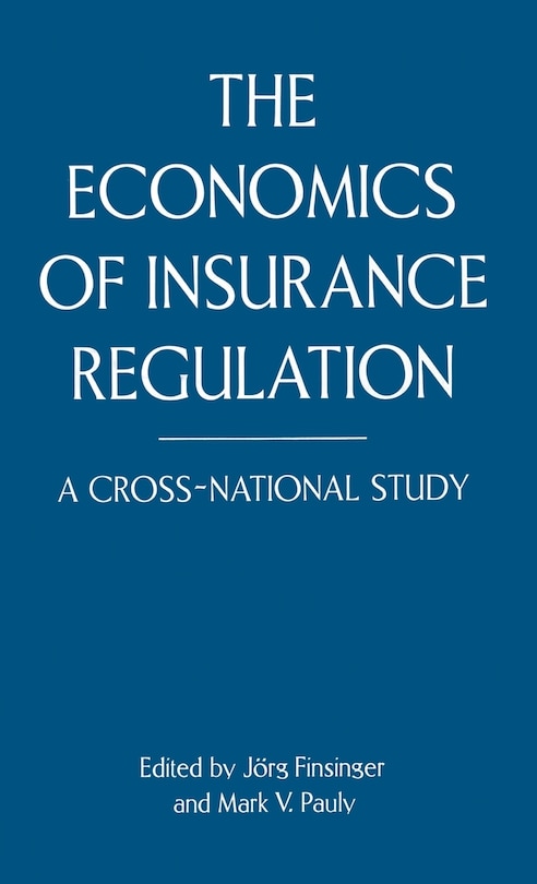 Couverture_The Economics Of Insurance Regulation