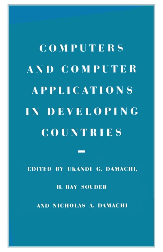 Couverture_Computers And Computer Applications In Developing Countries