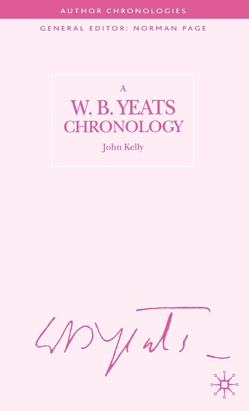 Front cover_A W.b. Yeats Chronology