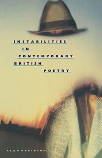 Couverture_Instabilities In Contemporary British Poetry