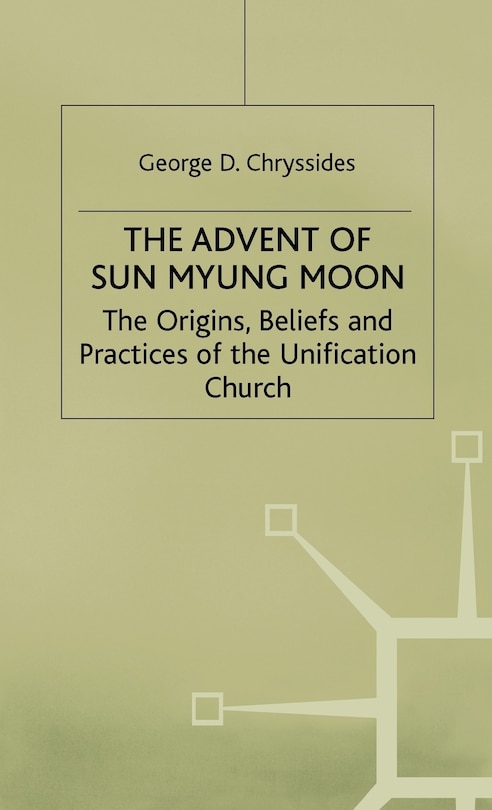 Front cover_The Advent Of Sun Myung Moon