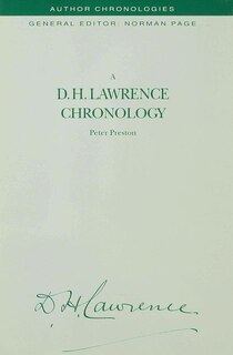 Front cover_A D.h. Lawrence Chronology