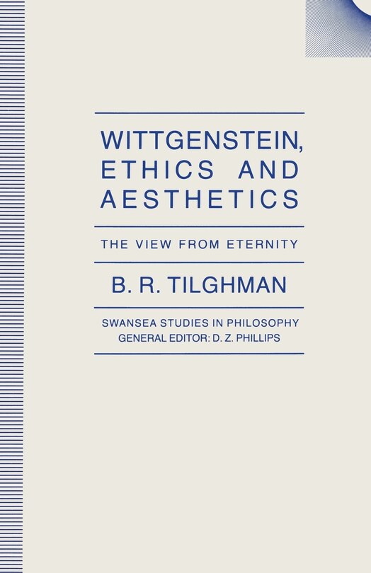 Front cover_Wittgenstein, Ethics And Aesthetics