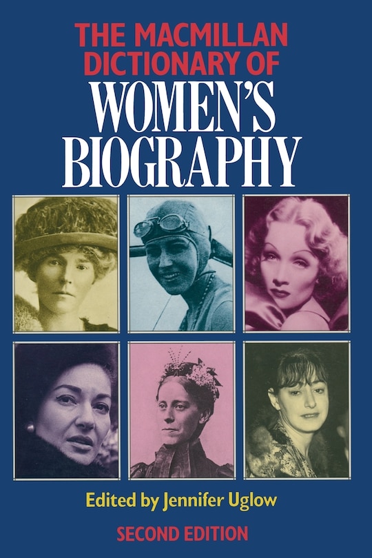 Front cover_Macmillan Dictionary Of Women's Biography