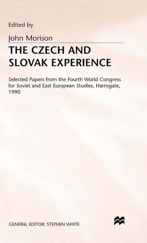 Front cover_The Czech And Slovak Experience