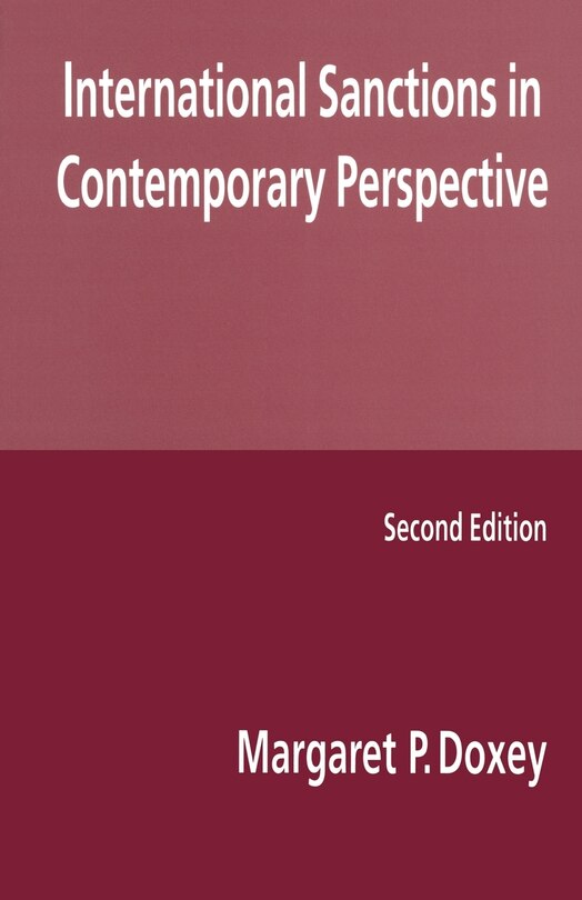 Front cover_International Sanctions In Contemporary Perspective