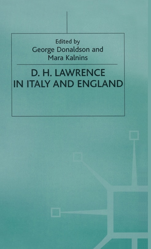 Front cover_D. H. Lawrence In Italy And England