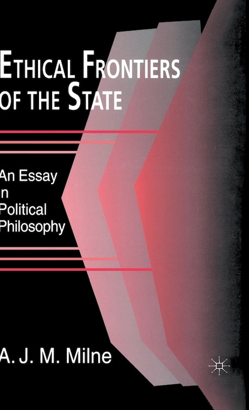 Front cover_Ethical Frontiers Of The State