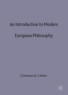 Front cover_An Introduction To Modern European Philosophy