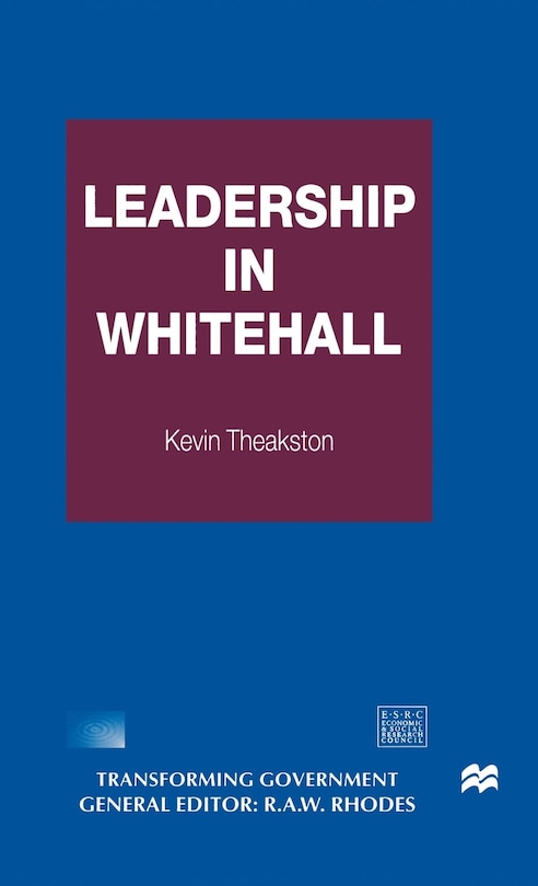 Front cover_Leadership in Whitehall