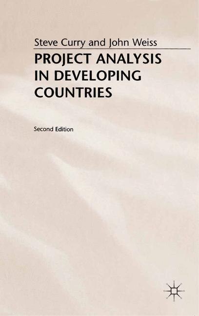 Front cover_Project Analysis In Developing Countries