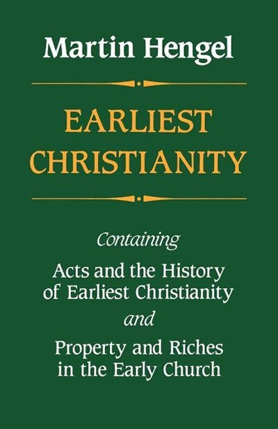 Couverture_Earliest Christianity