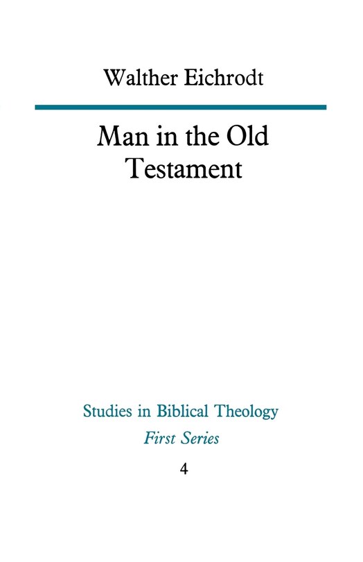 Front cover_Man In The Old Testament