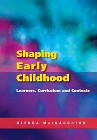 Couverture_Shaping Early Childhood